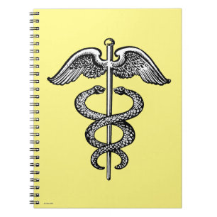 Caduceusen Anteckningsbok Med Spiral
