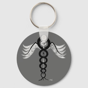 Caduceusen Nyckelring