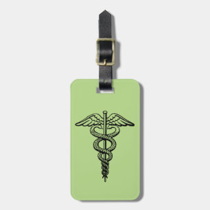Caduceussymbolet Bagagebricka
