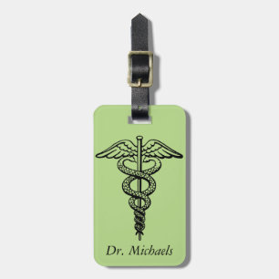 Caduceussymbolet Bagagebricka