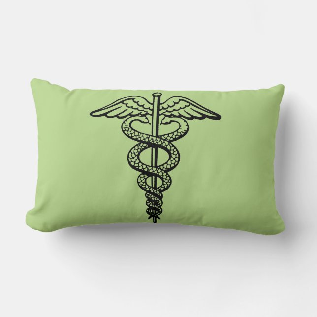 Caduceussymbolet Lumbarkudde (Framsida)
