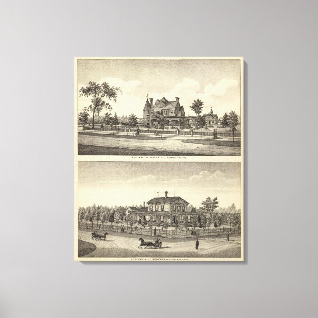 Cady and Kilpatrick, Nebraska Canvastryck (Framsida)