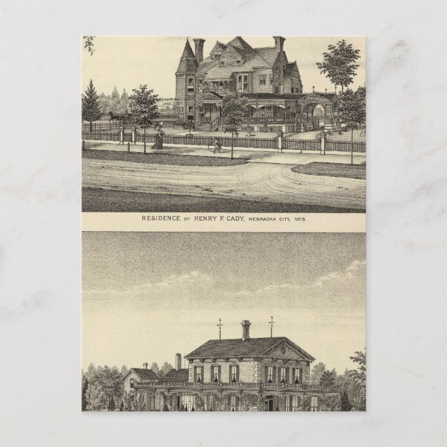 Cady and Kilpatrick, Nebraska Vykort (Framsida)