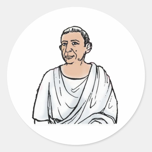 Caecilius Runt Klistermärke (Framsida)