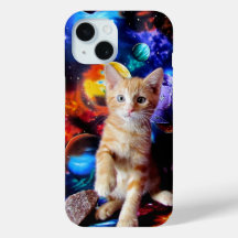 Caelin, Rymden Cat Phone Case