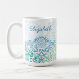 Caelum Mandala 15 oz. Personalized Mug Kaffemugg