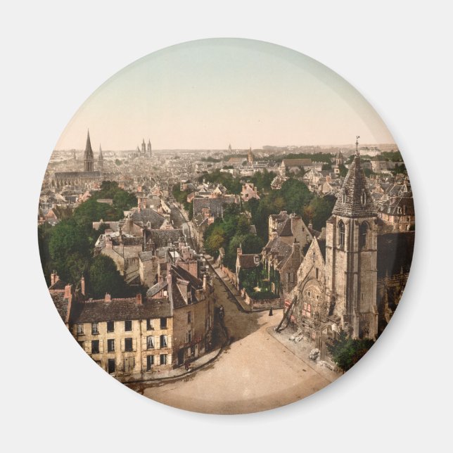 Caen, Basse-Normandie, Frankrike Magnet (Framsidan)