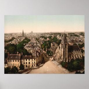 Caen Basse-Normandie, frankrike Poster