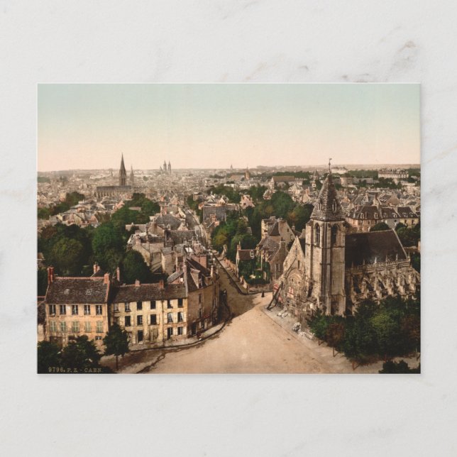 Caen, Basse-Normandie, Frankrike Vykort (Framsida)