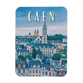 Caen Photo Vintage Magnet