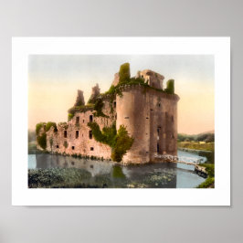 Caerlaverock Castle, Dumfries, Skottland Poster