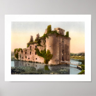 Caerlaverock slott, Dumfries, Skottland Poster