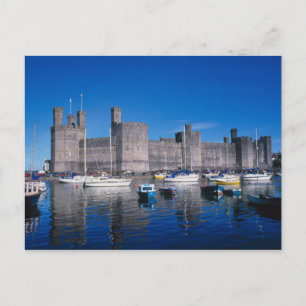Caernarfon Castle, Gwynedd, Wales Vykort