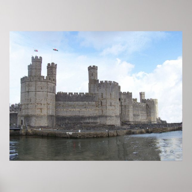 CAERNARFON CASTLE POSTER (Framsidan)