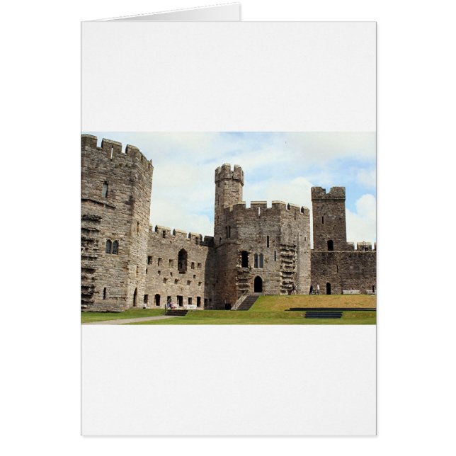 Caernarfon Castle, Wales, Förenade kungariket Hälsningskort (Framsidan)