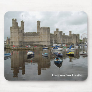 Caernarfon slott Mousepad Musmatta