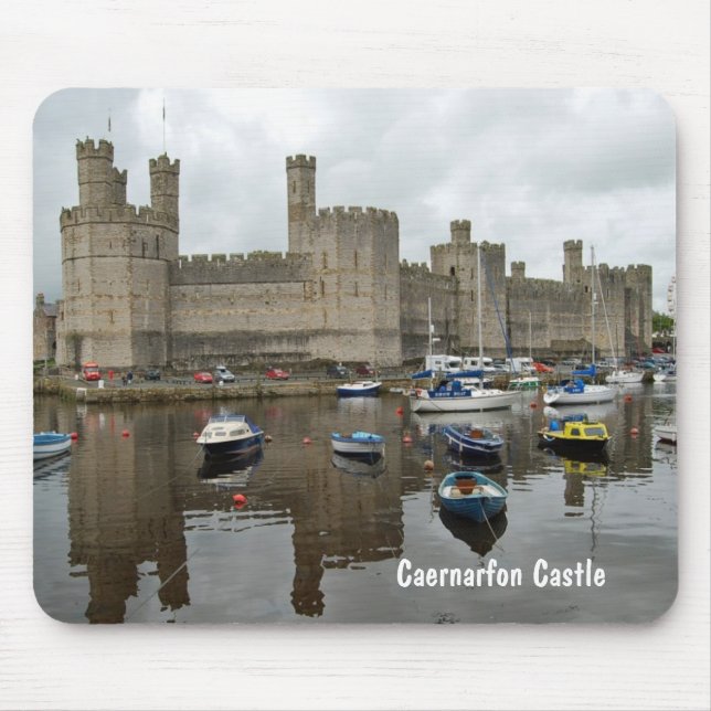 Caernarfon slott musmatta (Framsidan)