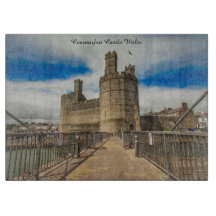Caernarfon slott Wales.