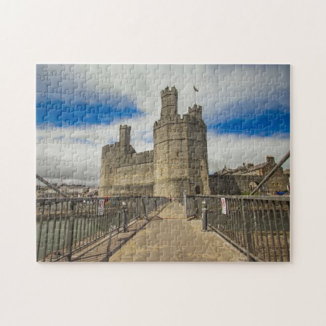 Caernarfon slott. Wales Pussel (Horisontell)