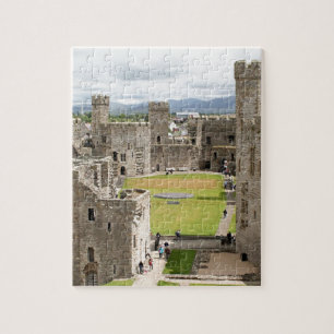 Caernarfon slott, Wales, United Kingdom 1 Pussel