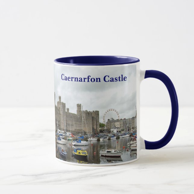 Caernarfon slottmugg mugg (Höger)