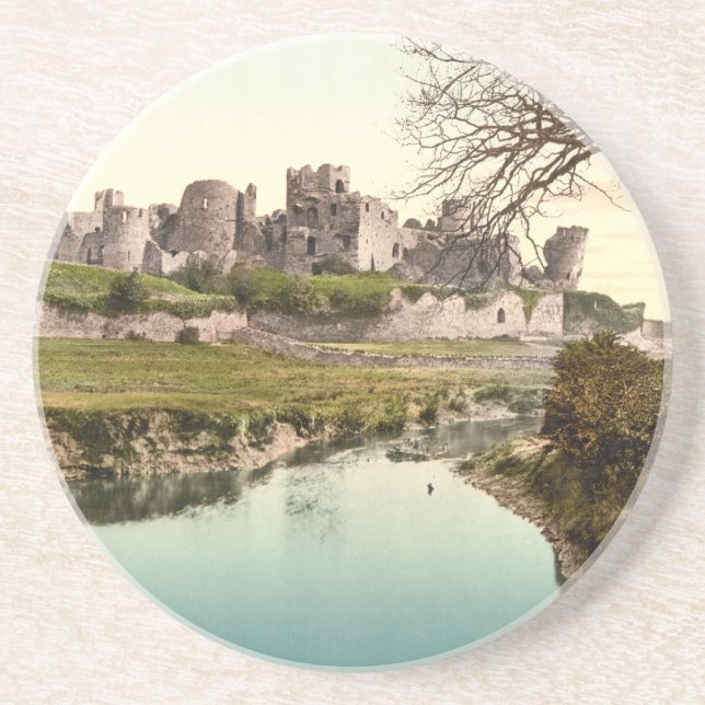 Caerphilly slott, Wales Underlägg (Framsidan)