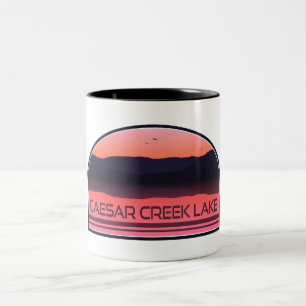Caesar Bäck Sjö Ohio Red Sunrise Två-Tonad Mugg