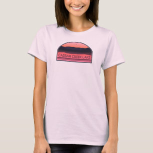 Caesar Creek Lake Ohio Röda soluppgången T Shirt