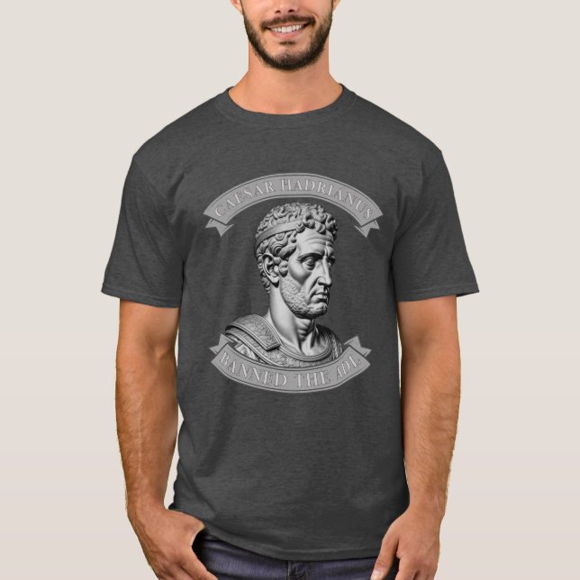 Caesar Hadrianus förbjöd ADL t-shirt (Framsida)