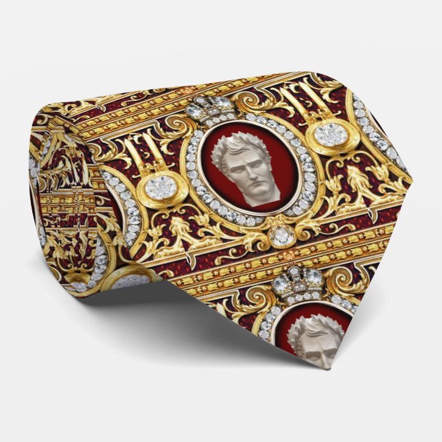 Caesar Imperial Roman Emperor Neck Tie Slips (Rullad)