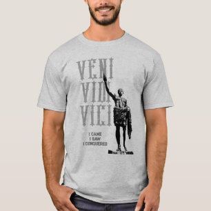 Caesar jag såg att jag erövrade Veni Vidi Vici T Shirt
