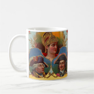 Caesar - Kaiser - Tsar cigar box-etikett Kaffemugg
