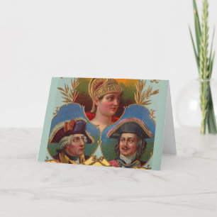 Caesar - Kaiser - Tsar cigar box-etikett Kort