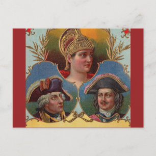 Caesar - Kaiser - Tsar cigar box-etikett Vykort