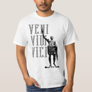 Caesar Motivationscitat Veni Vidi Vici Mens T Shirt
