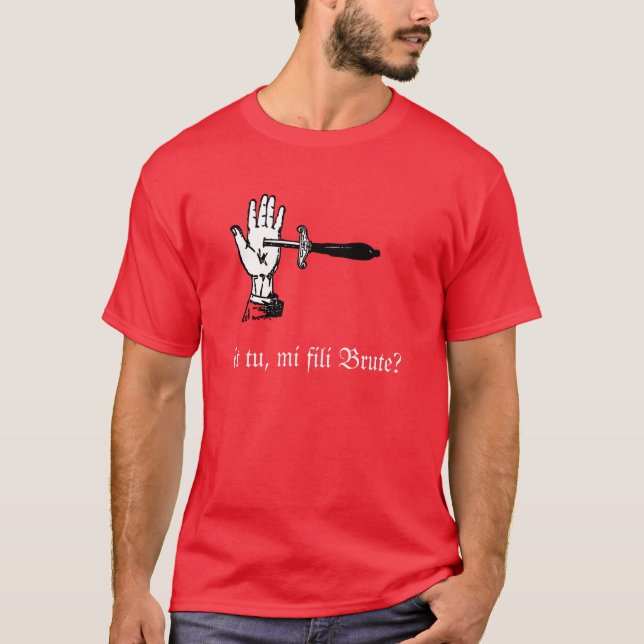 caesar och brutus t-shirt (Framsida)