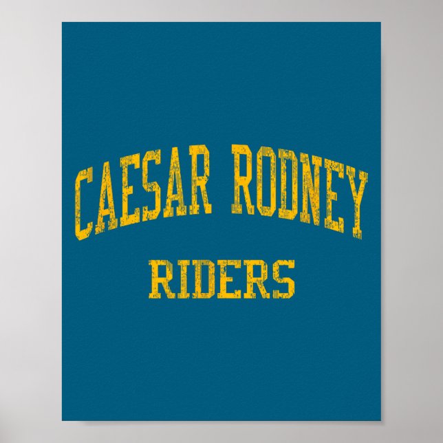 Caesar Rodney High School Hs Konstverk Poster (Framsidan)