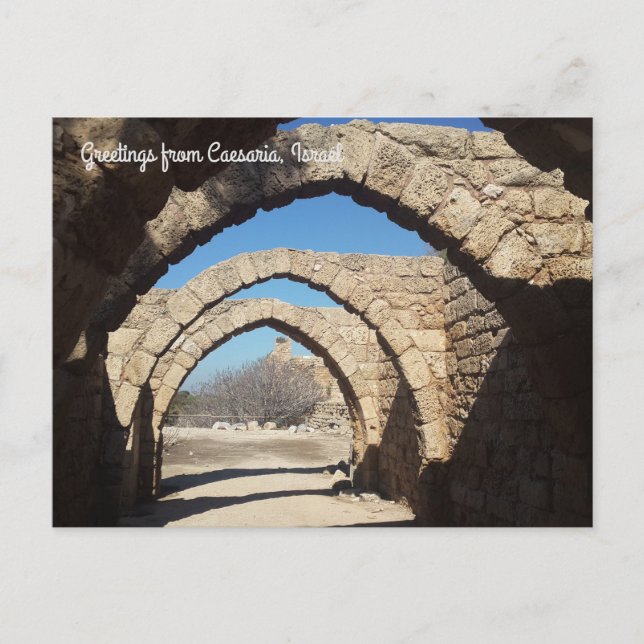 Caesaria, Israel Vykort (Framsida)