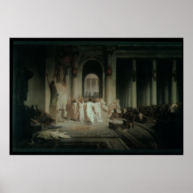 Caesars död poster (Framsidan)