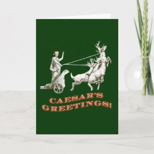 CAESARS-hälsningar Helgkort