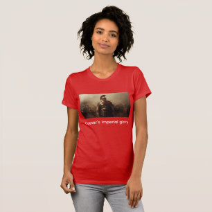 Caesars kejserliga ära röd t shirt