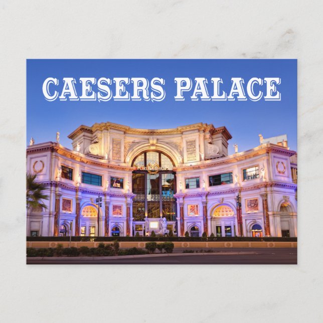 Caesars Palace Casino Las Vegas, Nevada USA Vykort (Framsida)