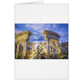 Caesars Palace Las Vegas Statue Hotel Casino Hälsningskort