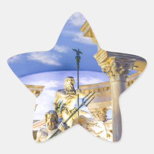 Caesars Palace Las Vegas Statue Hotel Casino Stjärnformat Klistermärke
