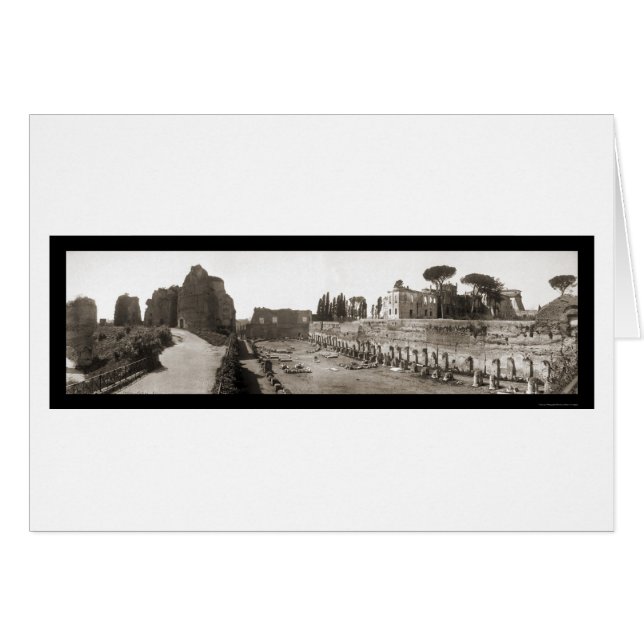 Caesars Palace Rom Photo 1909 Hälsningskort (Framsidan Horizontal)