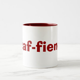 caf-djävul mugg för kaffe- & Teaknarkare