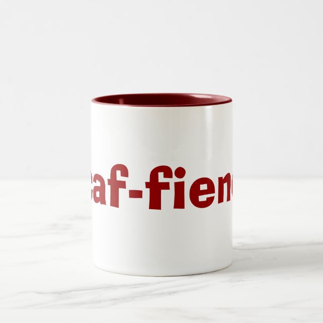 caf-djävul mugg för kaffe- & Teaknarkare (Center)