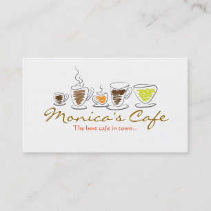 cafe-affärskort visitkort