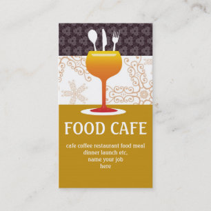cafe-affärskort visitkort