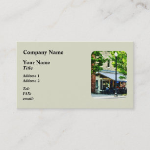 Cafe Albany NY Visitkort